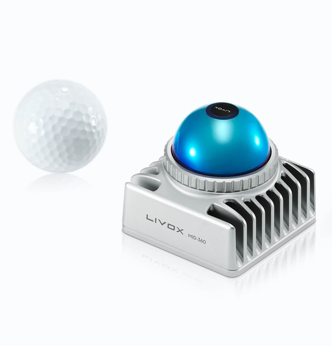 Figure 3 — The Livox Mid-360 3D LiDAR sensor — IP67, 360°×59° field of view, up to 70 m range, 200,000 points per second, 265 g, 6.5 W average power. Its non-repetitive scan pattern covers the full hemisphere…